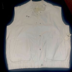 Brand new soft leather vest.